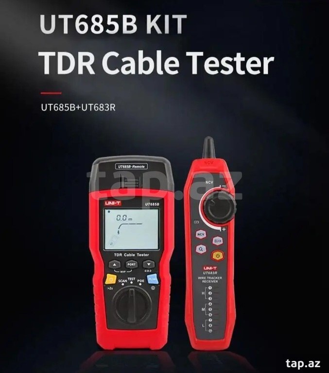 Şəbəkə kabel testeri UNI-T UT685B+UT 683R KIT