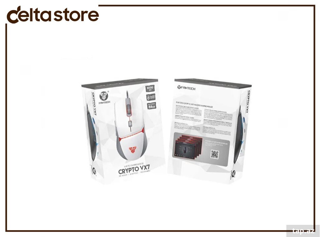 Gaming mouse "Fantech CRYPTO VX7 White SPACE EDITION"