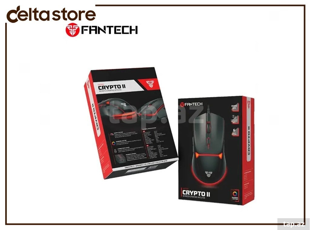 Fantech Crypto II VX7V2 Wired Gaming Mouse