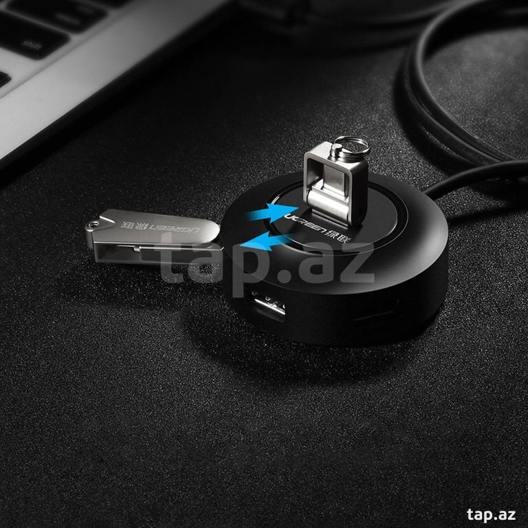 UGREEN CR106 30367 USB2.0 4-port HUB black 2m (2)