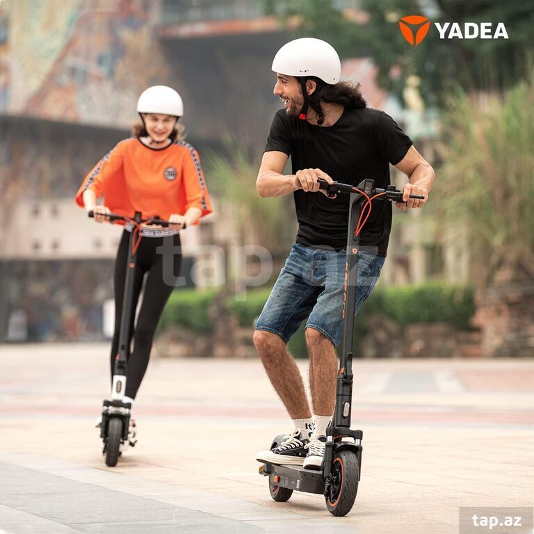 Elektrik skuter "Yadea KS5 White/Black and Blue/Grey" (4)