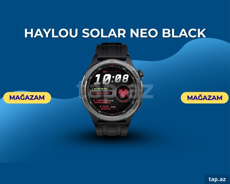 Smart saat "Haylou Solar Neo black"