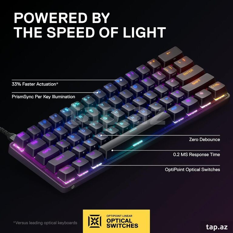 "Steelseries Apex 9 mini" optik klaviatura (3)