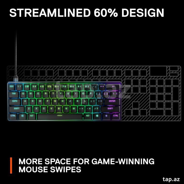 "Steelseries Apex 9 mini" optik klaviatura (7)