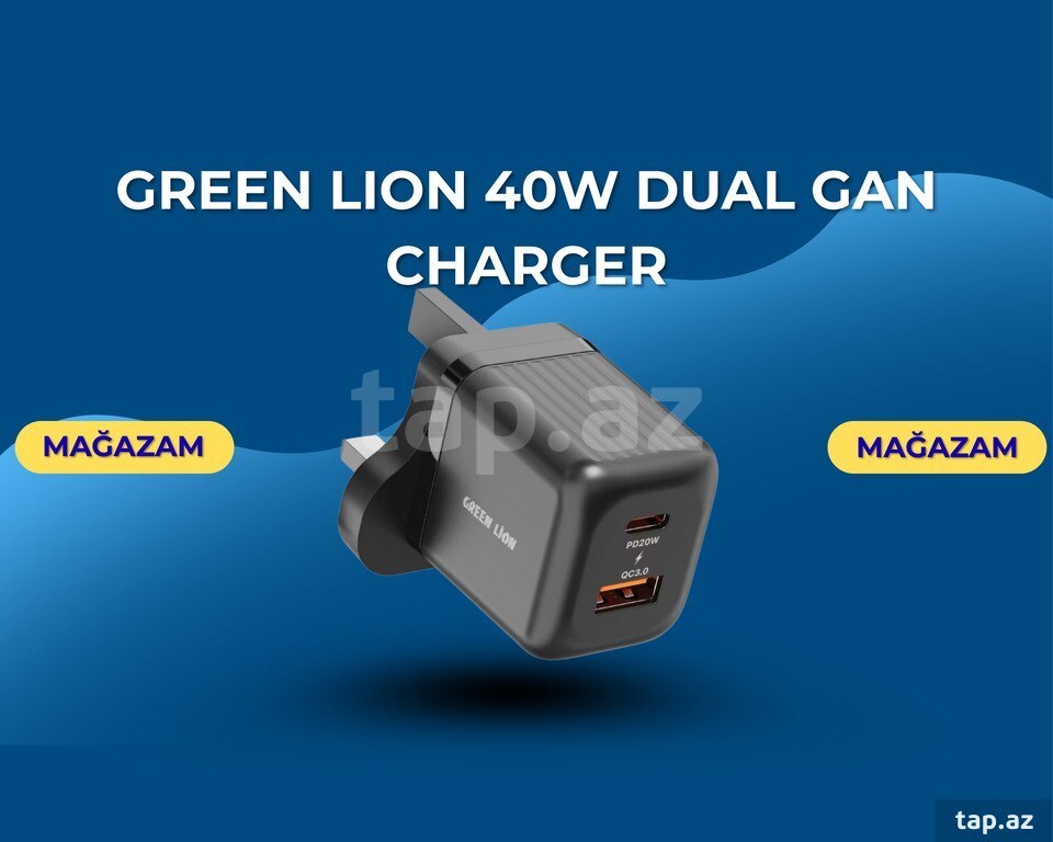 Green Lion Ultra Compact Gan Charger USB t