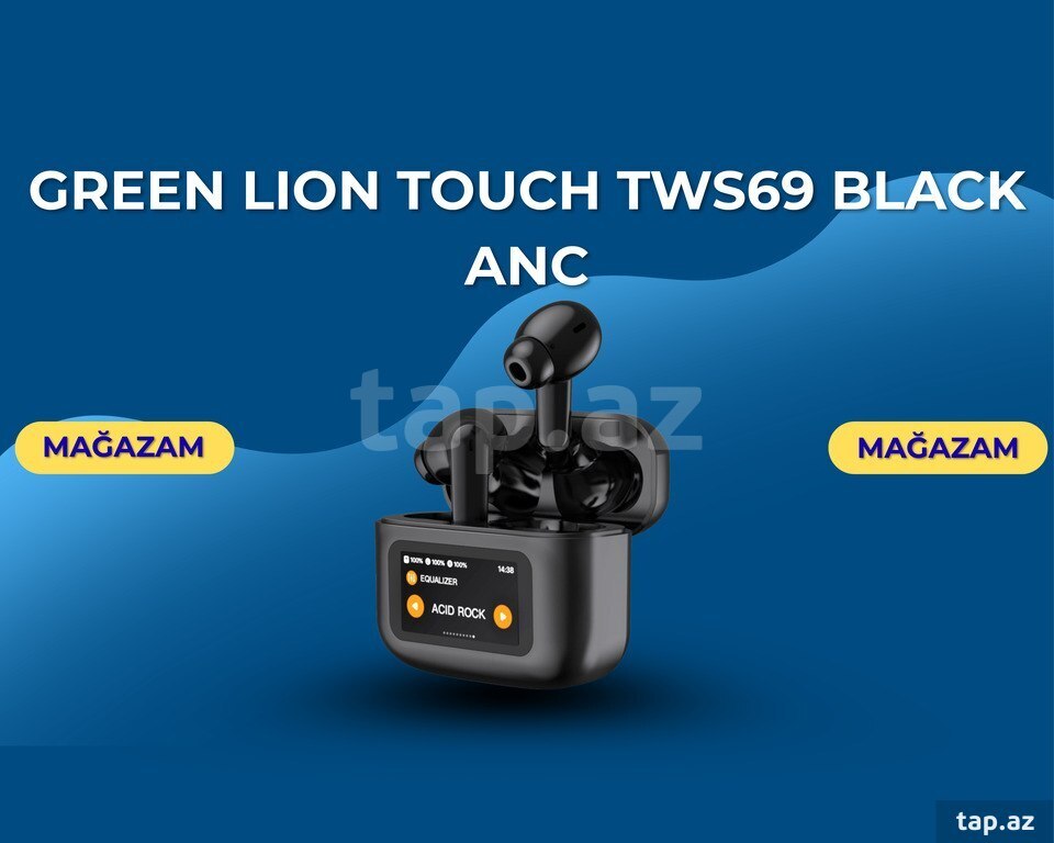 Green Lion Touch TWS69 black ANC