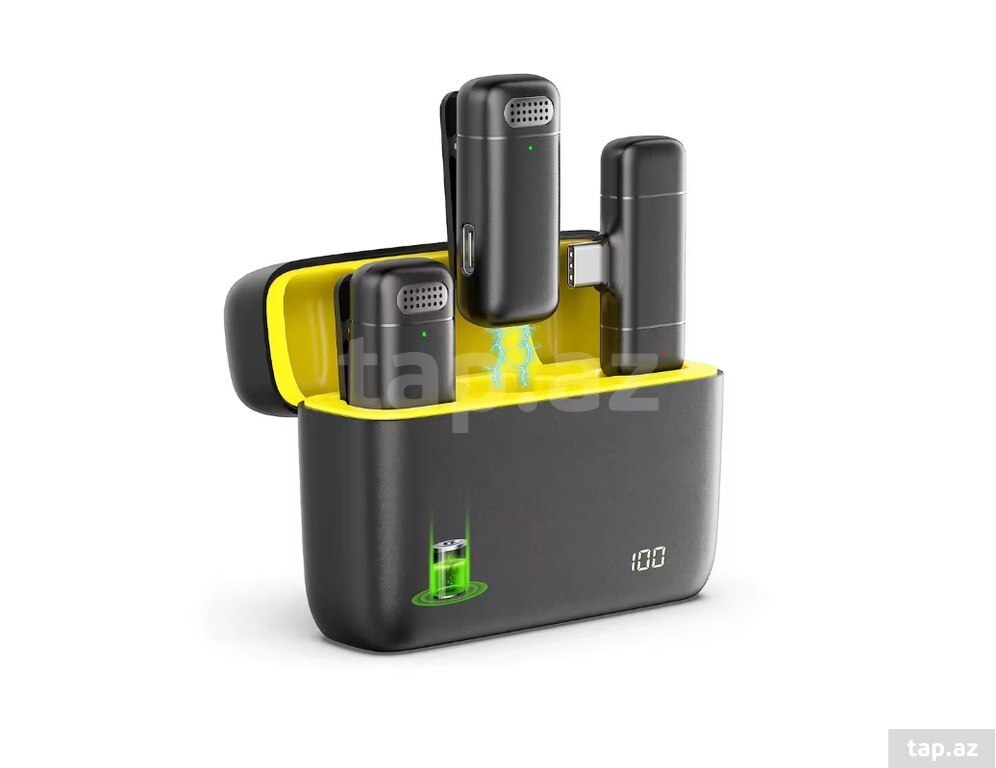Wireless çüt yaxa mikrofon "Typec"