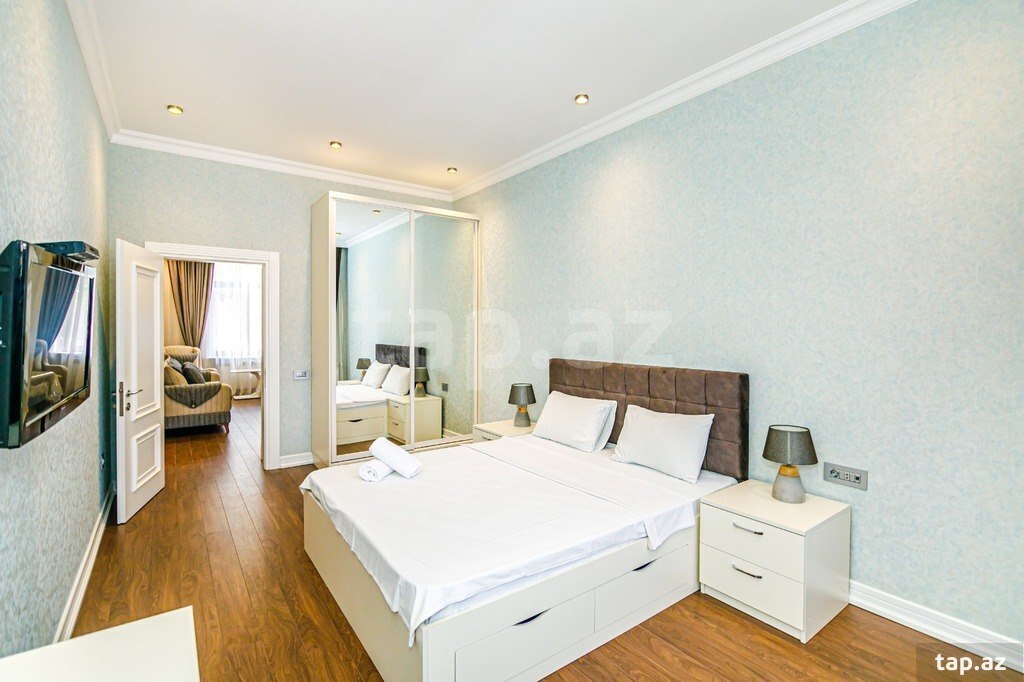 2-otaqlı mənzil kirayə verilir, Nizami m., 60 m² (24)
