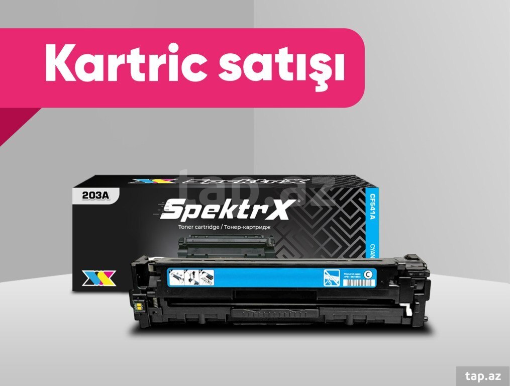 Kartric "203A (CF541A/CF542A/CF543A) Göy, Sarı, Qırmızı"