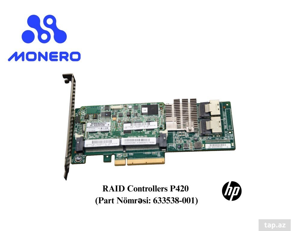 HP ProLiant Gen8,Gen9,Gen10 server RAID Controllers P420 (Part Nömrəsi: 633538-001, Kodu: 4K1425)