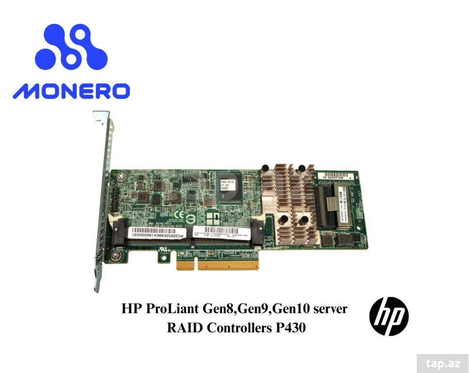 HP ProLiant Gen8,Gen9,Gen10 server RAID Controllers P430 (Part Nömrəsi: 729635-001, Kodu: 4K14B5)