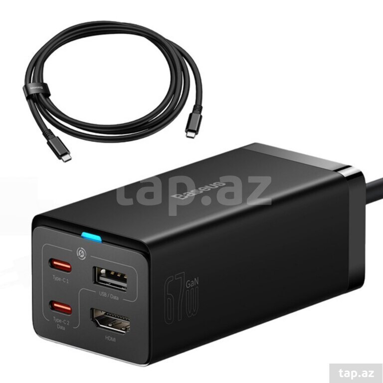 Baseus Gan Pro 5 Desktop Charger HDMİ (6)