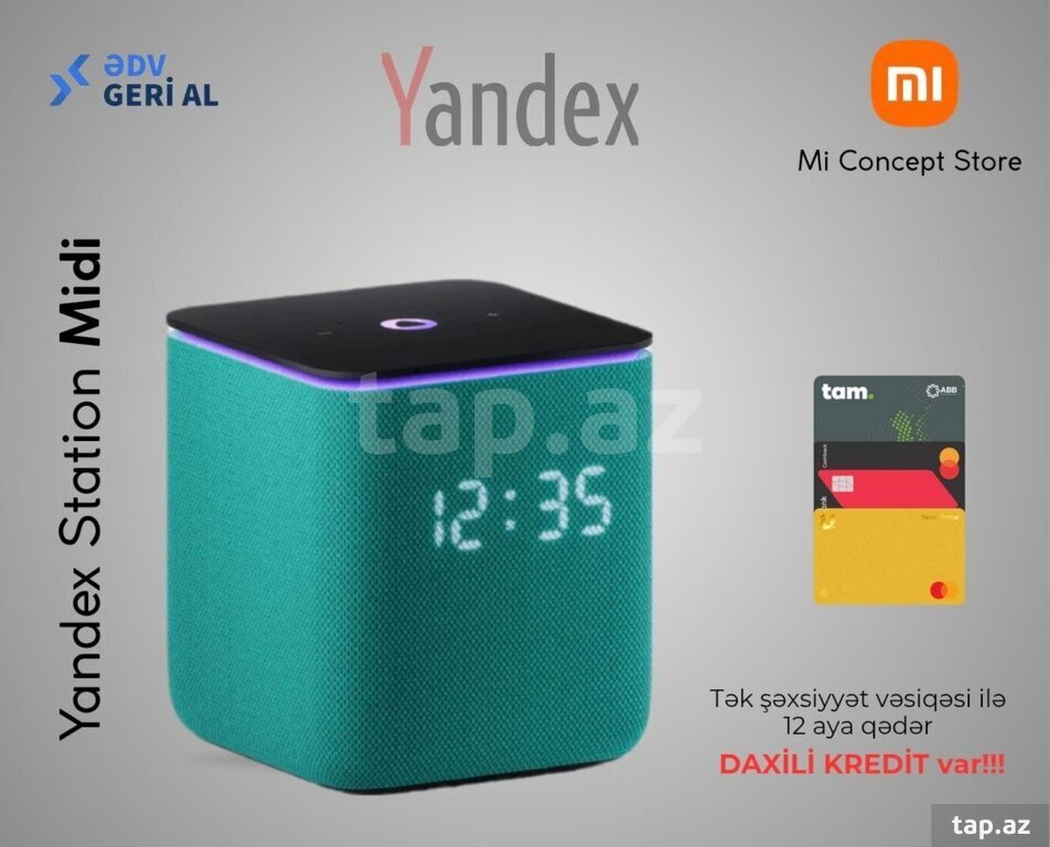 Ağıllı dinamik "Yandex Station Midi Emerald"
