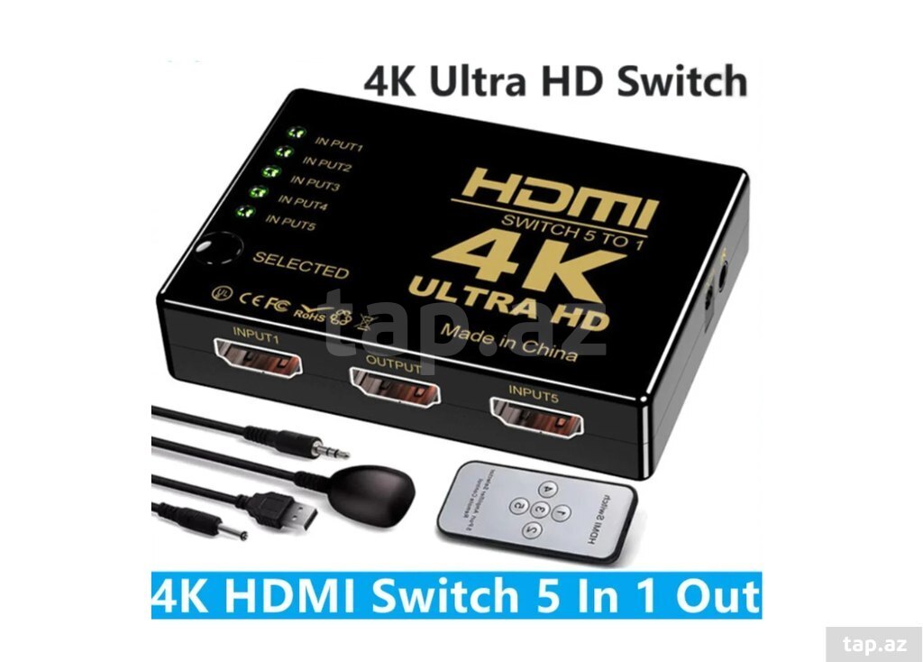HDMI Splitter 5 port 4K