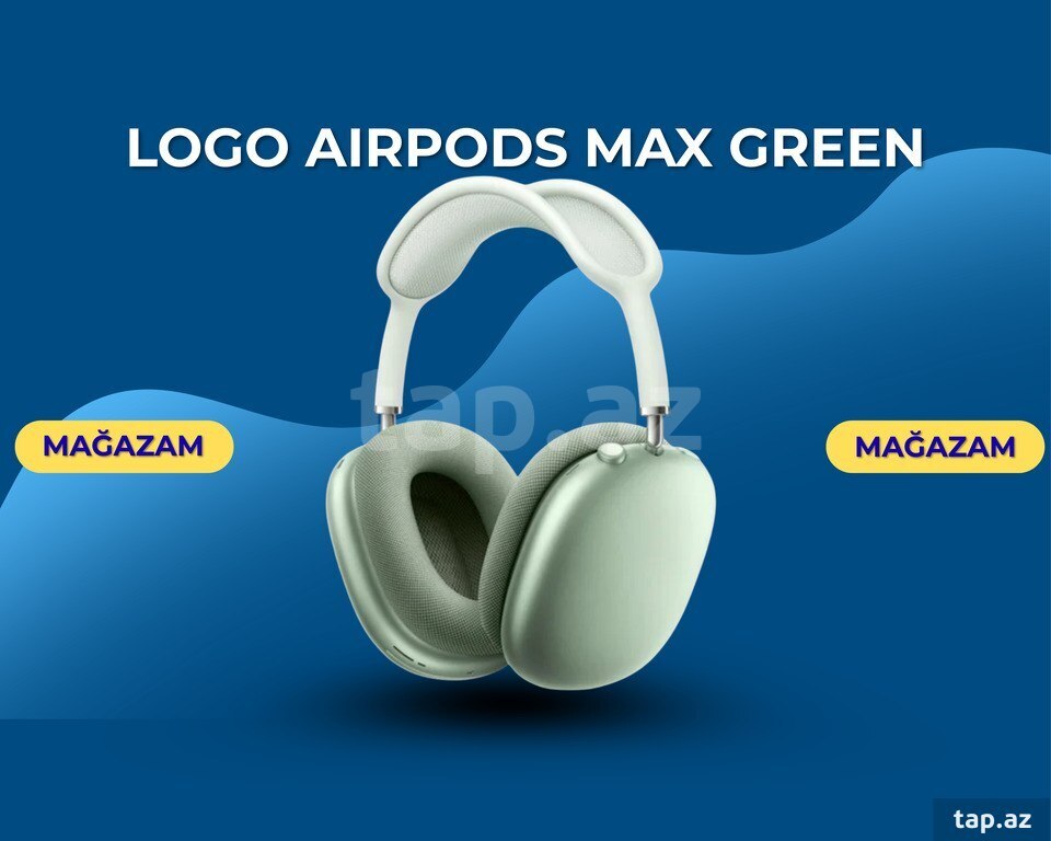 Logo AirPods Max green
