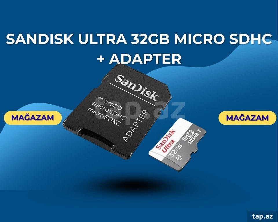 Sandisk Ultra 32GB Micro Sdhc + adapter