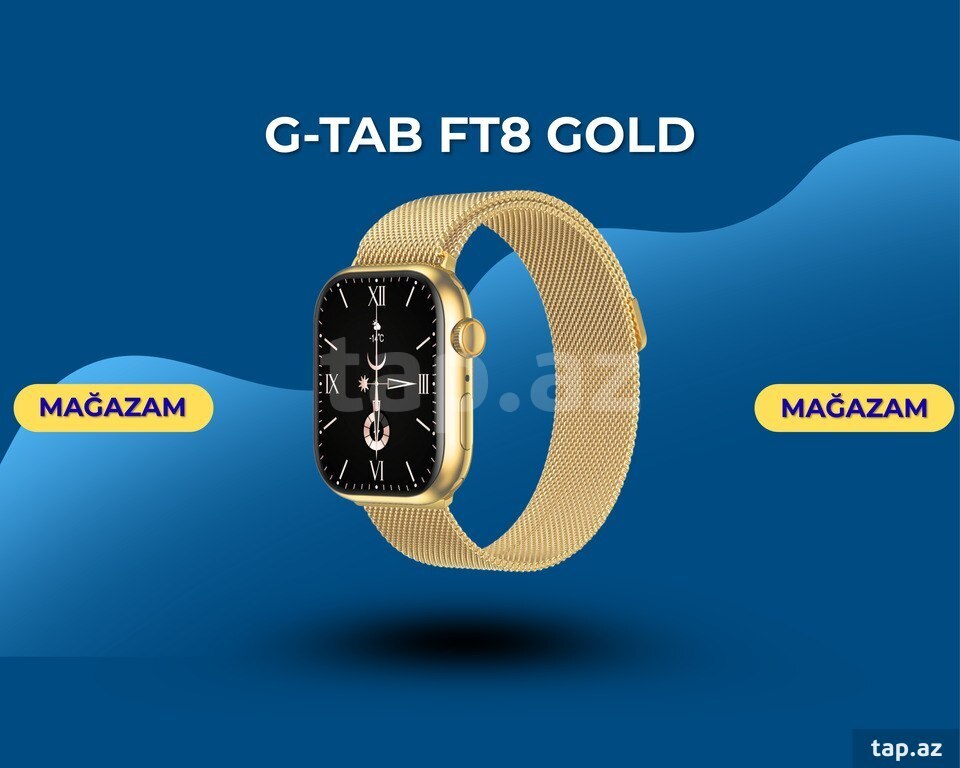 Smart saat "G-tab FT8 gold"