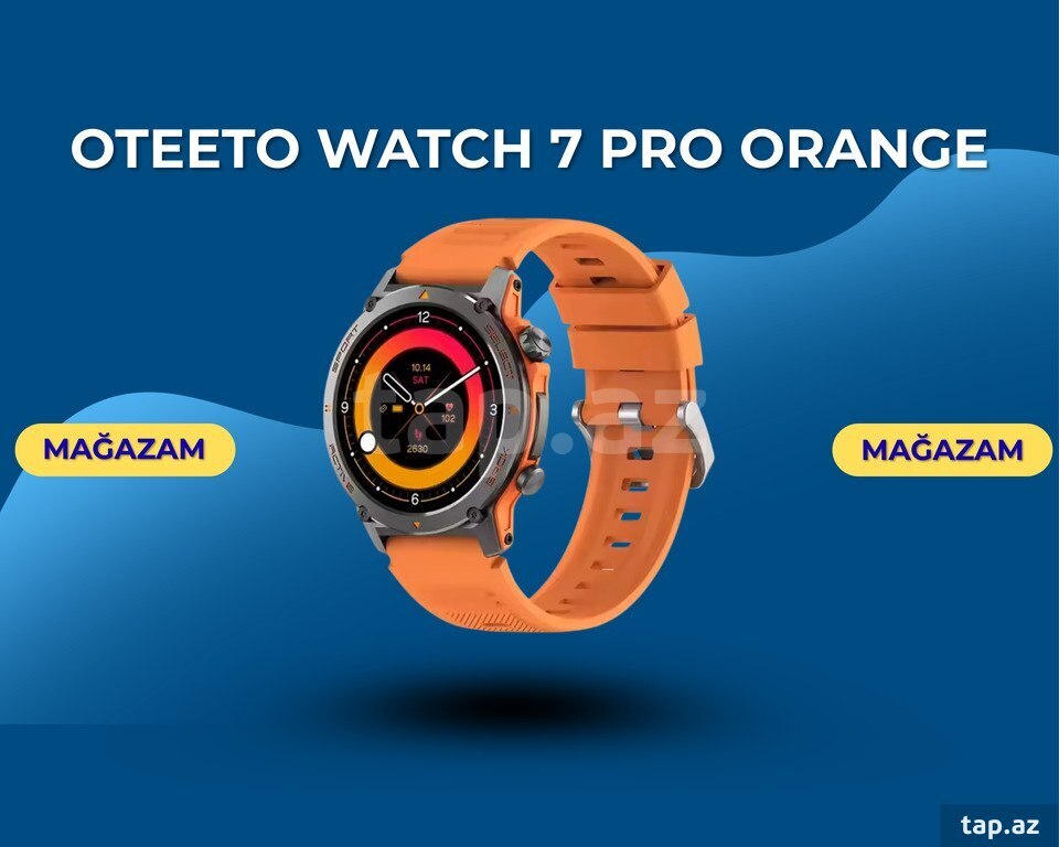 Oteeto Watch 7 pro orange