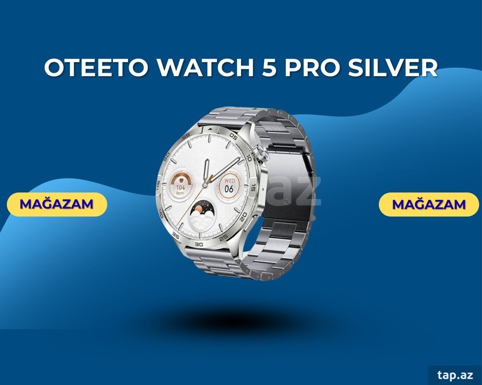 Oteeto Watch 5 pro silver
