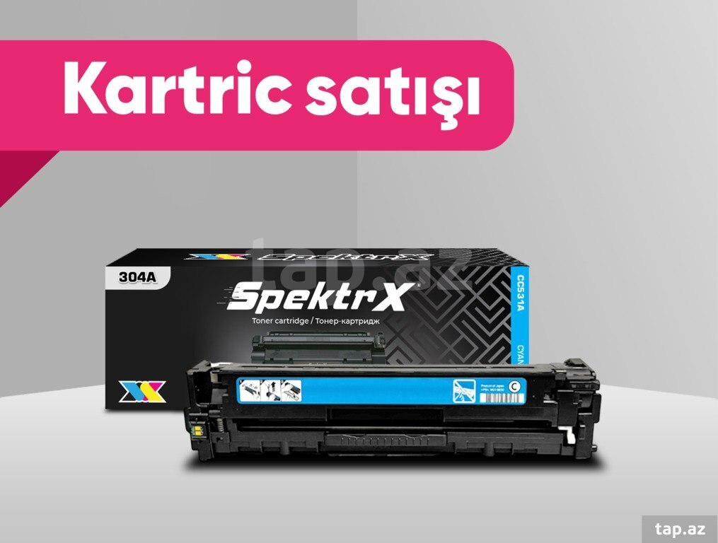 Kartric "304A (CC531A/CC532A/CC533A) Göy, Sarı, Qırmızı"