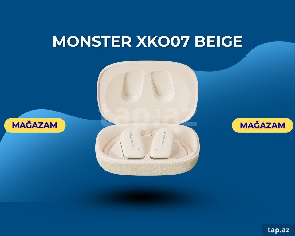 "Monster Xko07 beige" qulaqcığı