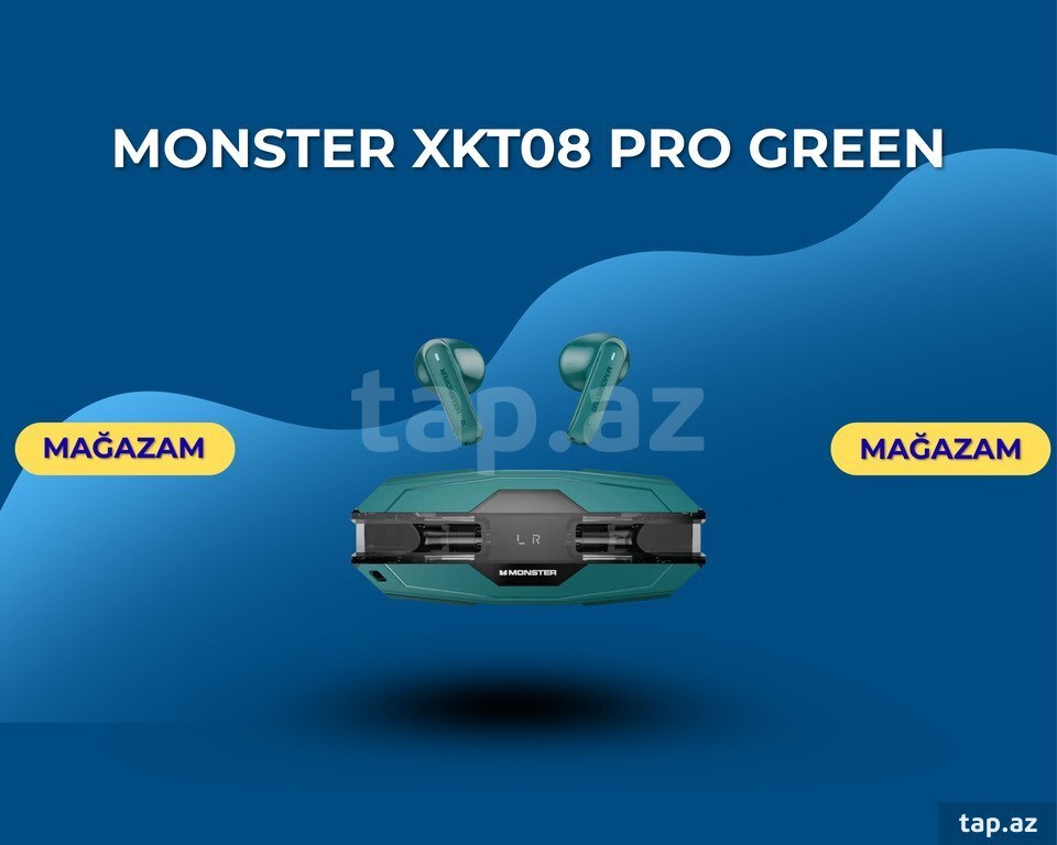 Monster Xkt08 pro green