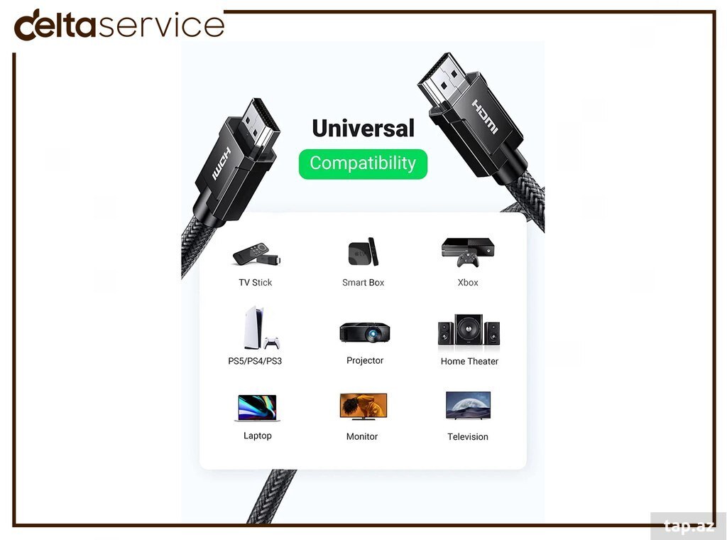 UGREEN 8K HDMI 2.1 3M Cable 80602 (2)