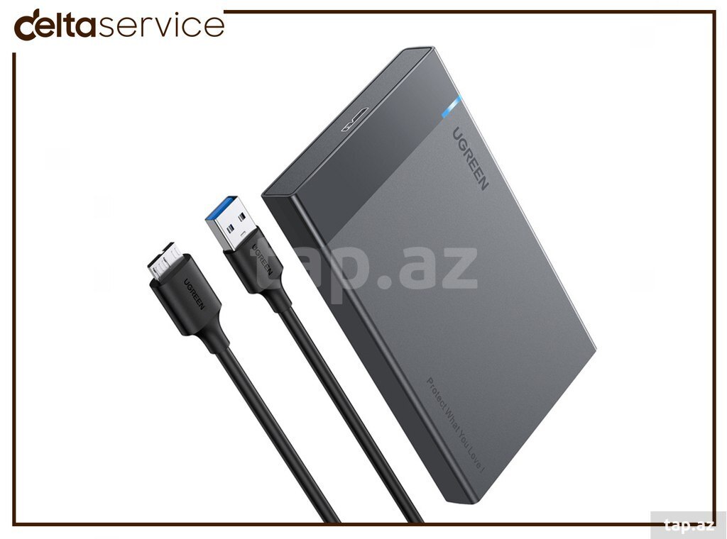 "UGREEN US221 USB 3.0 to SATA III" Hard Drive Enclosure 30848