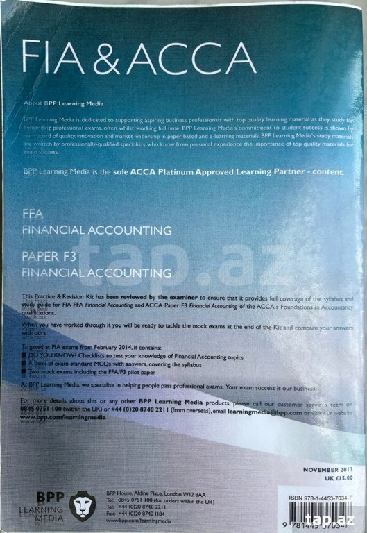 ACCA PAPER F3 Practice and Revision Kit (2)
