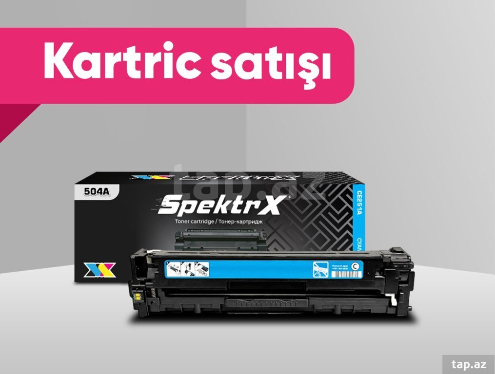 Kartric "504A (CE251A/CE252A/CE253A) Göy/Sarı/Qırmızı"