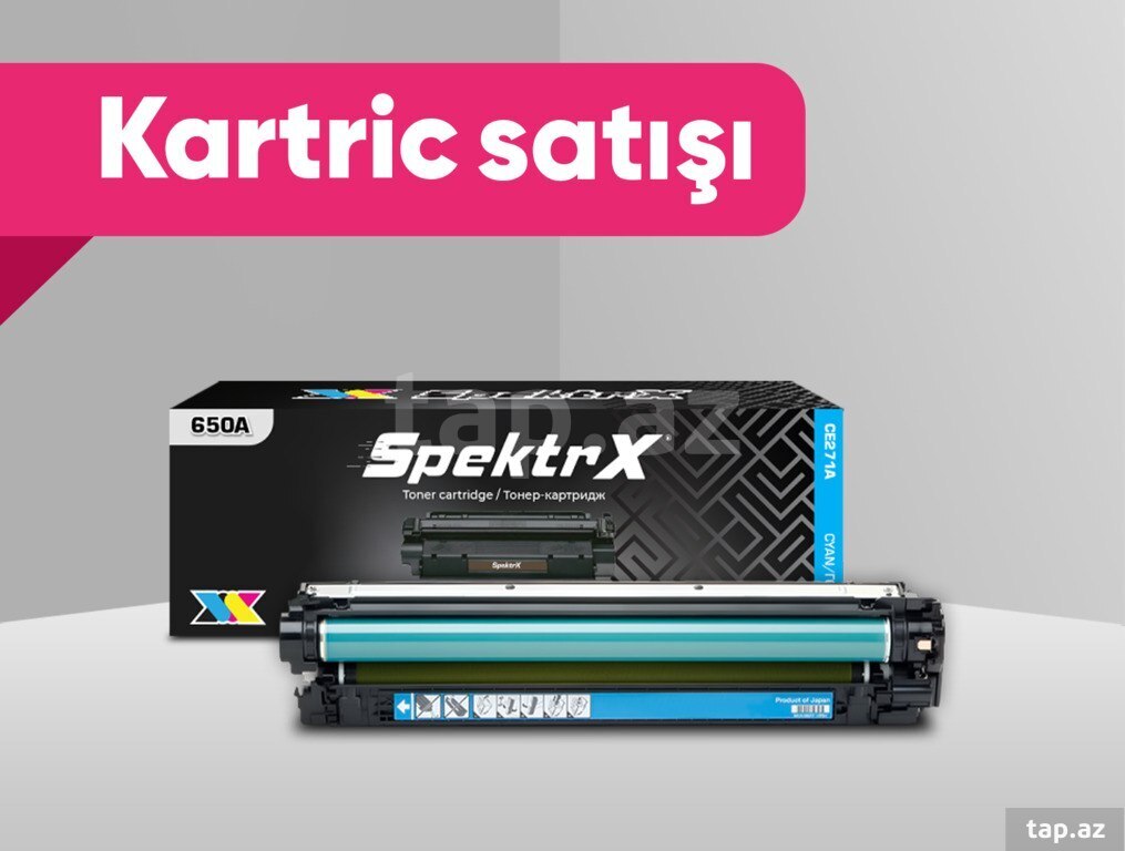 Kartric "650A (CE271A/CE272A/CE273A) Göy/Sarı/Qırmızı"