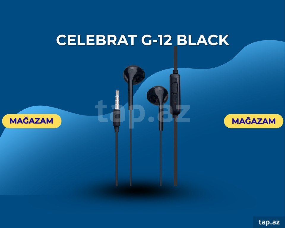 Qulaqcıq "Celebrat G-12 black"