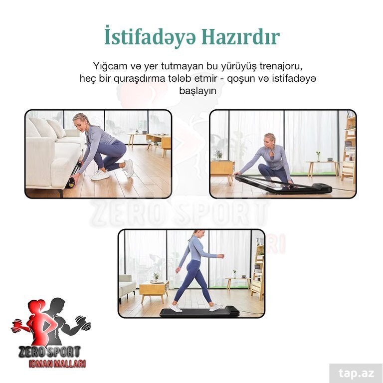 Qatlana bilən yürüyüş bandı "WalkingPad C2" (3)