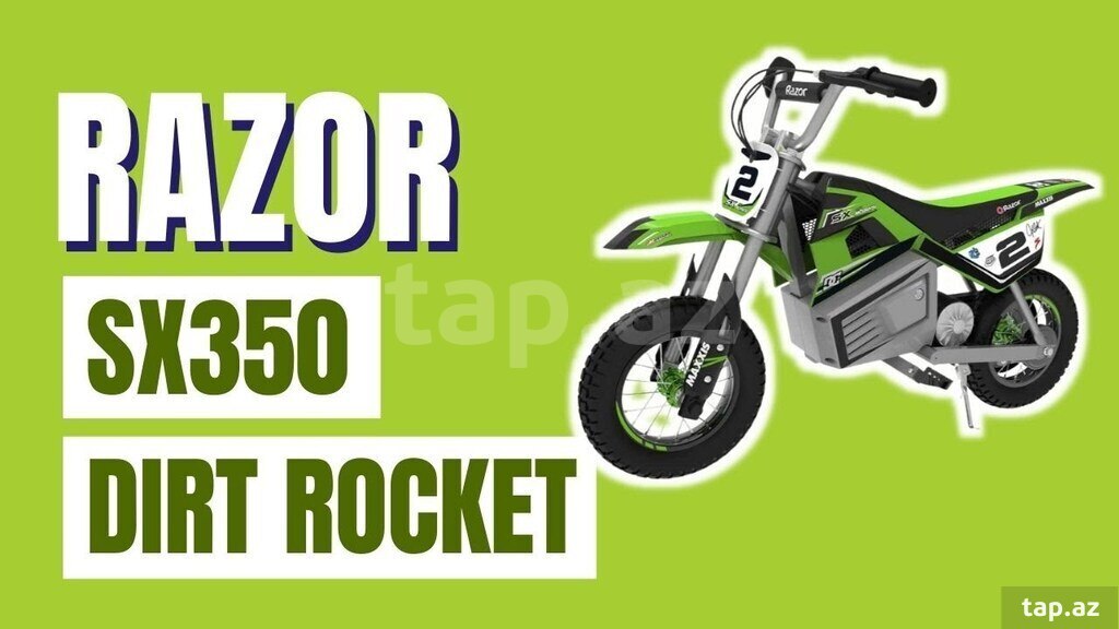 Uşaq motosikleti "Razor SX350" (3)