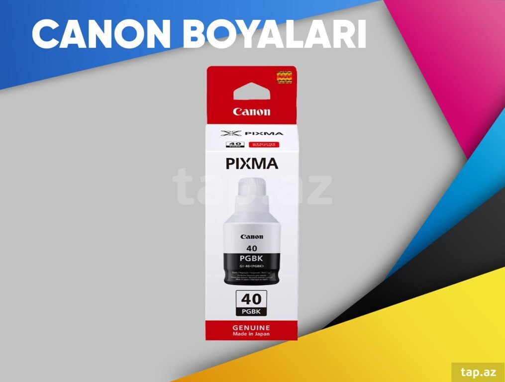 Printer boyası "Canon GI-40 QARA"