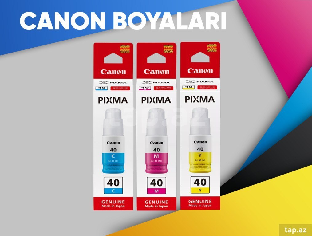 Printer boyası "Canon GI-40 Rəngli"