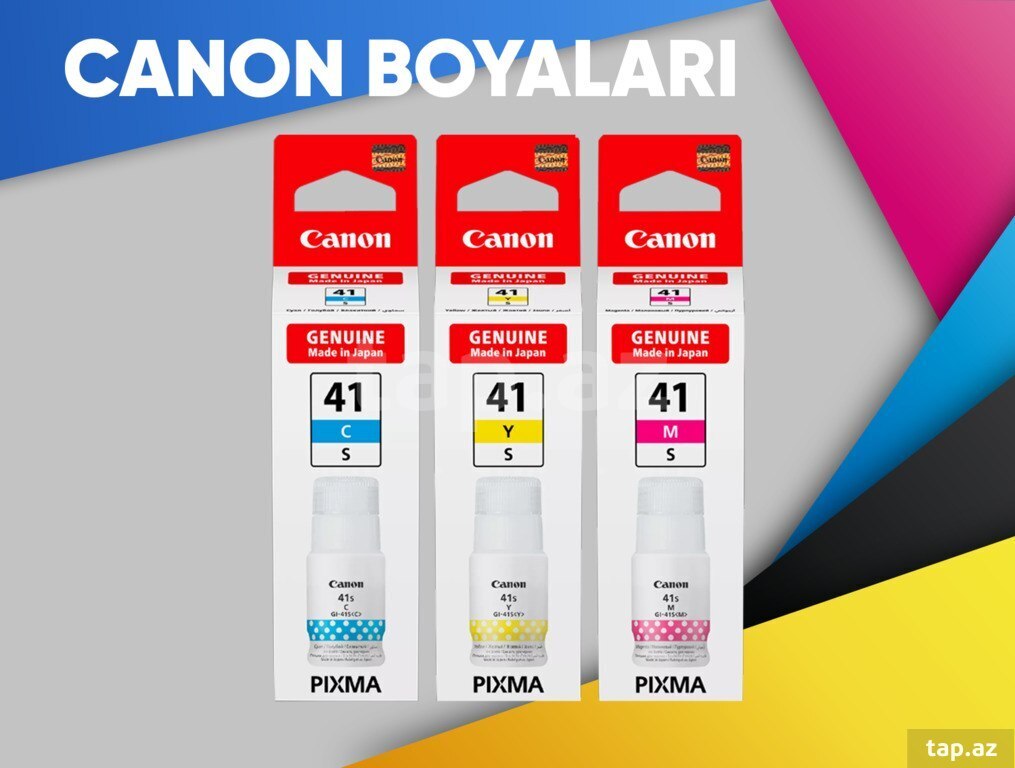 Printer boyası "Canon GI-41 Rəngli"