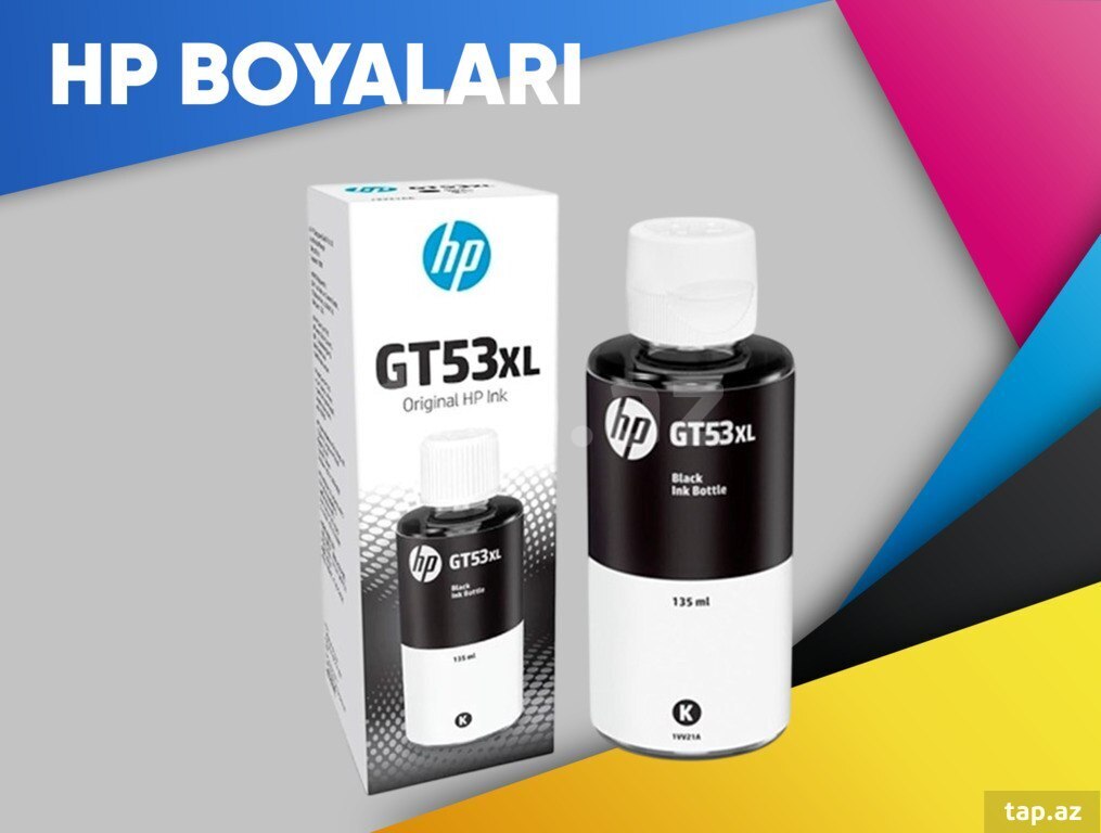 Printer boyası "HP GT53 XL QARA"