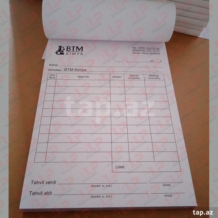Resepturnik və qaimələrin hazırlanması (9)