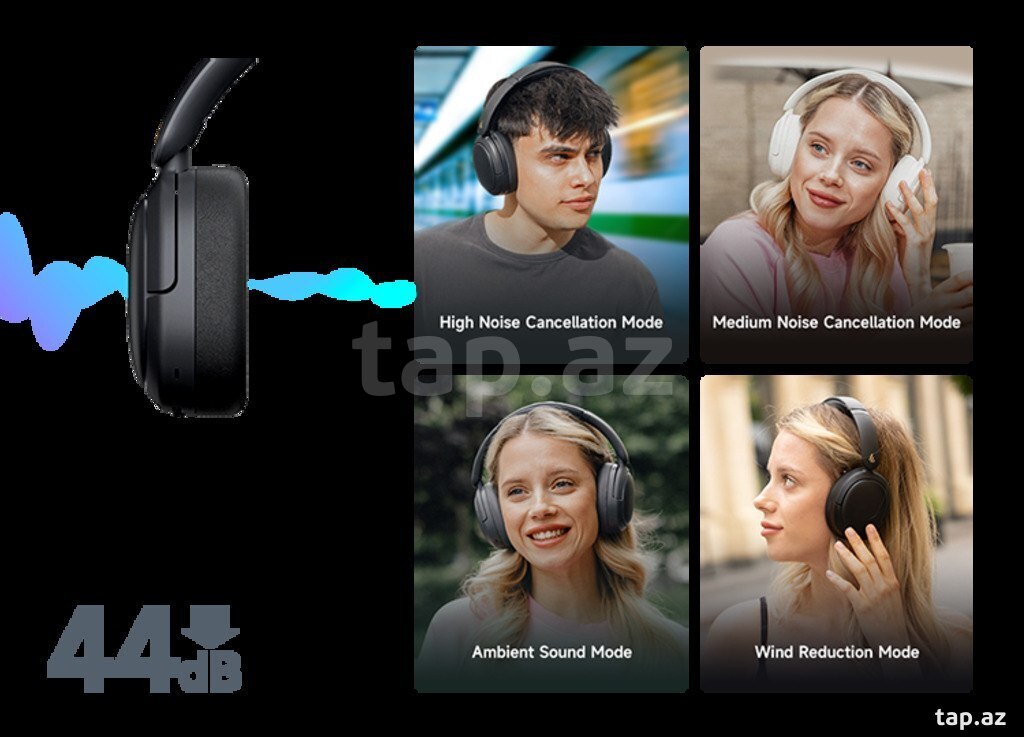 Edifier Headphones W800BT Pro Hybrid Active Noise Cancelling Headphones - Hi-Res Audio - (4)