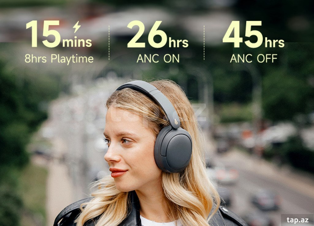 Edifier Headphones W800BT Pro Hybrid Active Noise Cancelling Headphones - Hi-Res Audio - (5)
