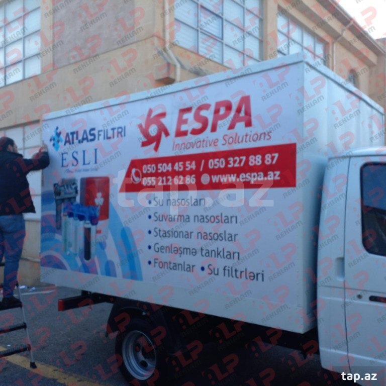 Avtomobil üzərinə reklam və ümumi vinil işləri