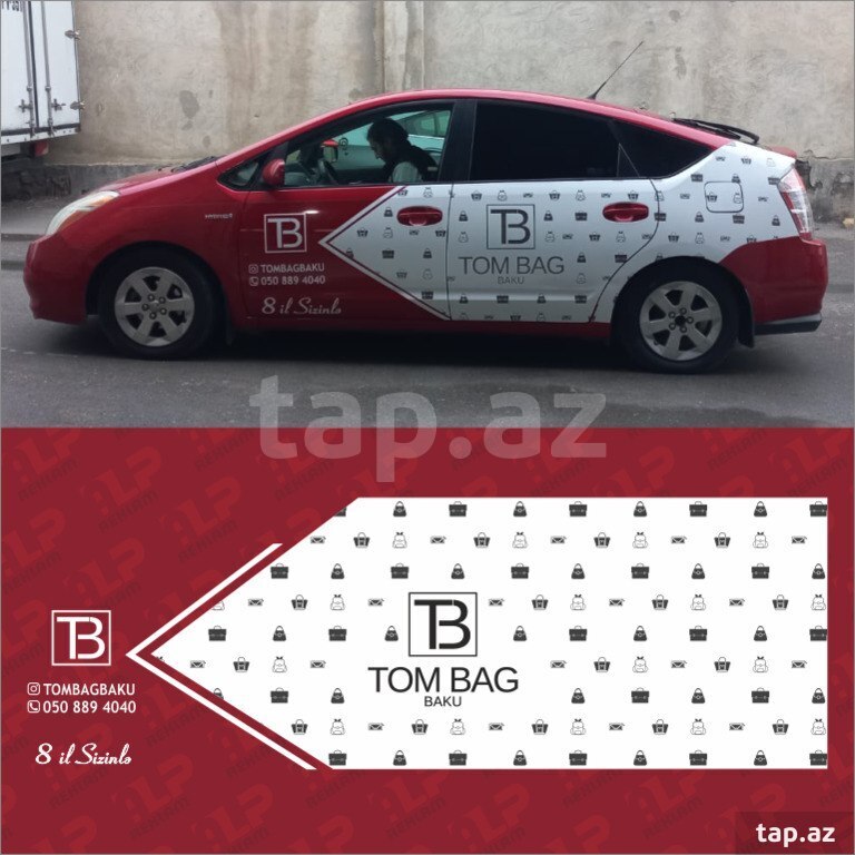 Avtomobil üzərinə reklam və ümumi vinil işləri (6)