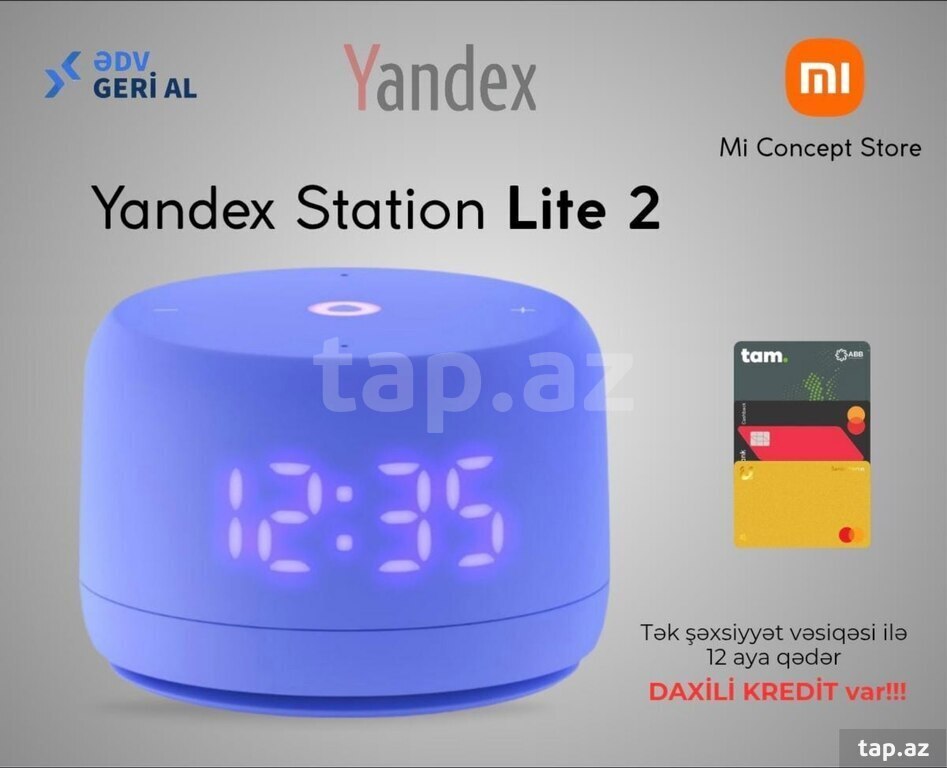 Ağıllı dinamik "Yandex Station Lite 2 Violet"