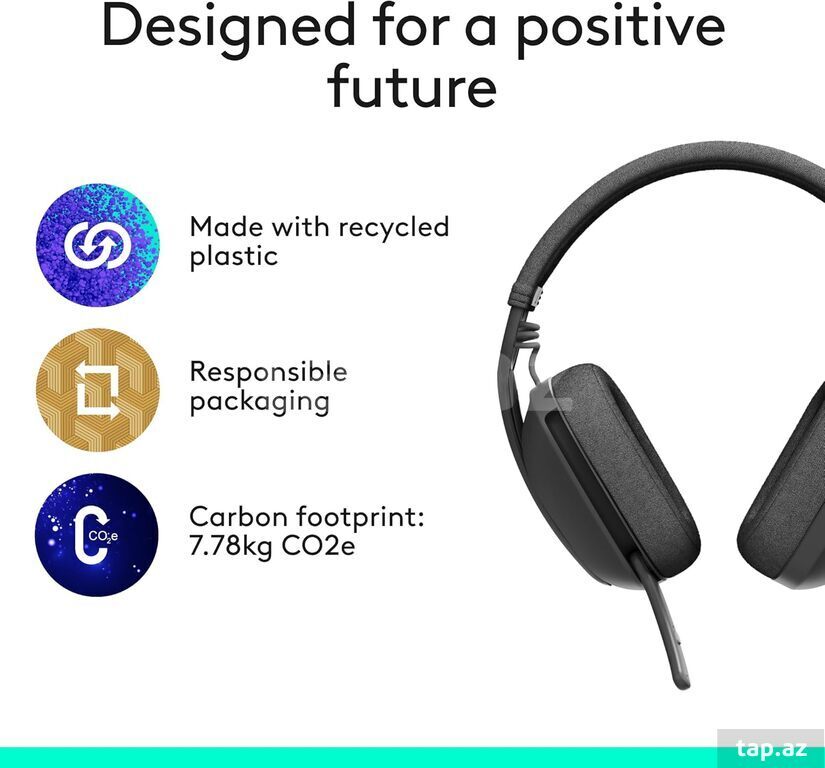 Logitech Zone Vibe 100 Lightweight Wireless Over Ear Headphones (10)