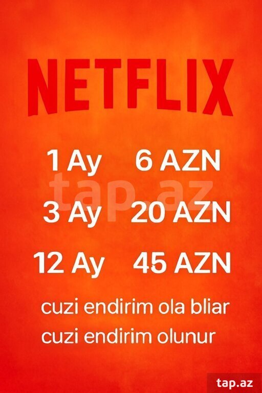 "Netflix" səhifəsi