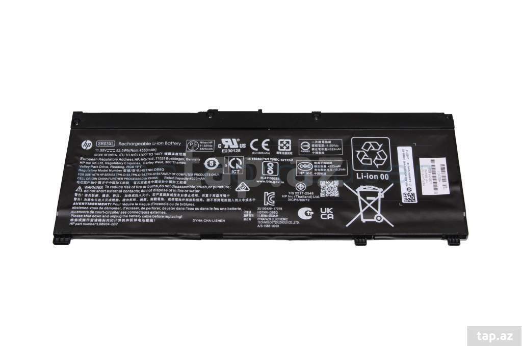 "HP SR03XL" batareya