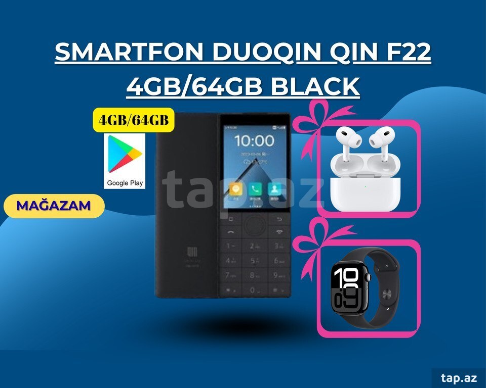 Duoqin Qin F22 4GB/64GB Black