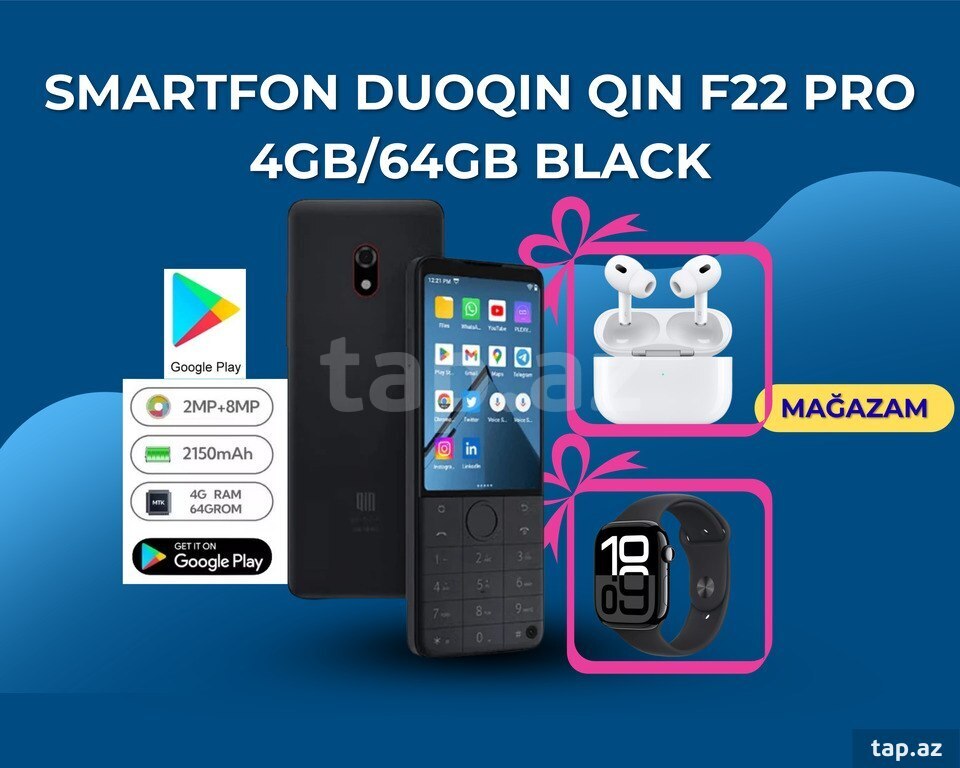 Smartfon Duoqin Qin F22 Pro 4GB/64GB Black
