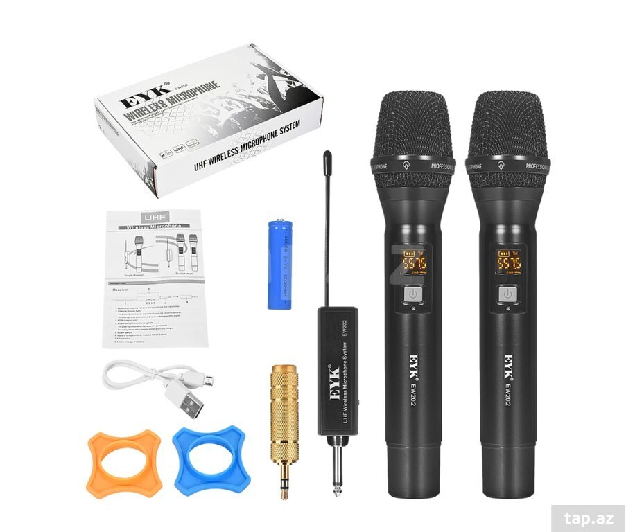 Wireless mikrofon "Karaoke, Konfrans" (8)